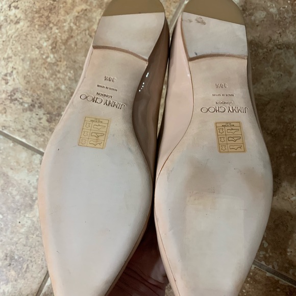 jimmy choo attila patent pointed flat - Picture 6 of 9
